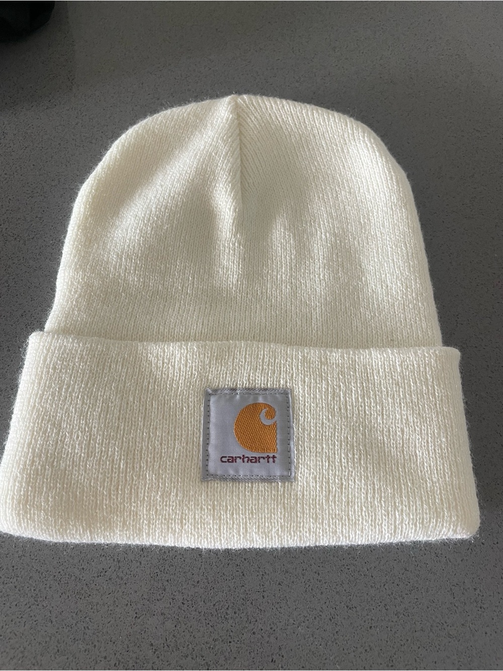 Carhartt Cream Hat Beanie